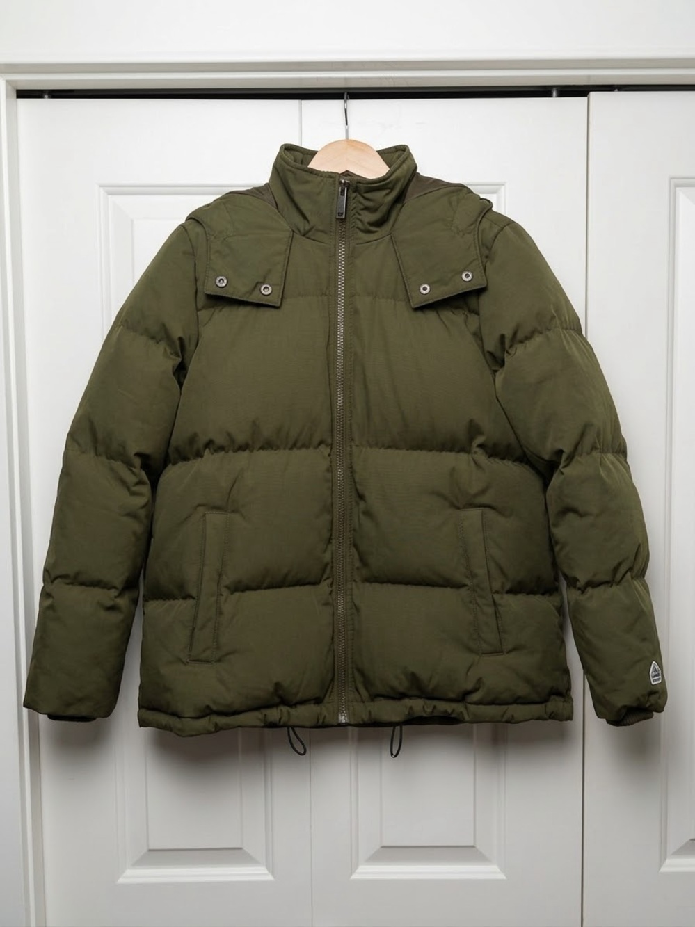 Madewell Olive Puffer Jacket